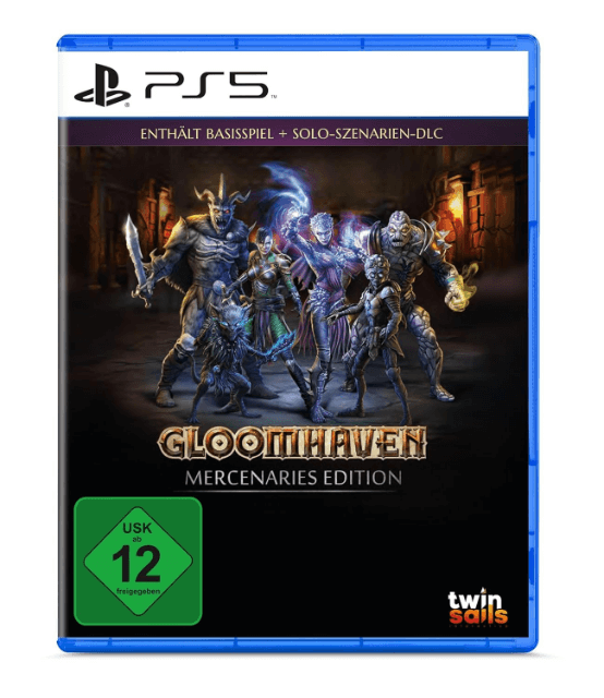 Gloomhaven: Mercenaries Edition box art for Playstation 5